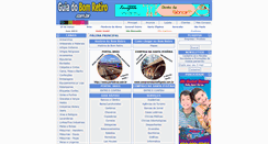 Desktop Screenshot of guiadobomretiro.com.br